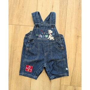 RARE Disney 101 Dalmatian Embroidered Lucky Shorteralls